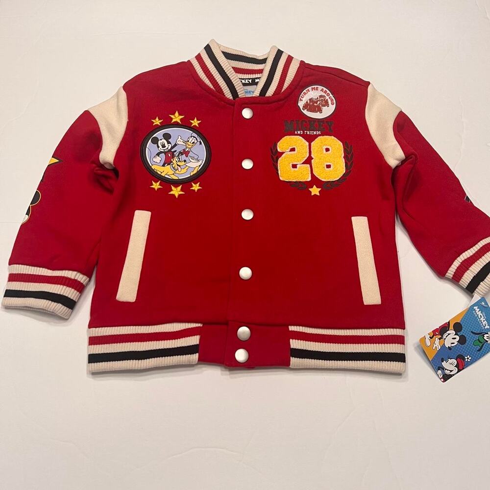 Disney mickey mouse red varsity